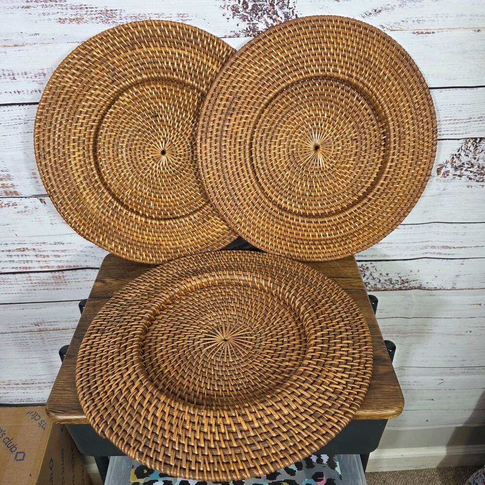 VTG Natural Rattan Placemats 3